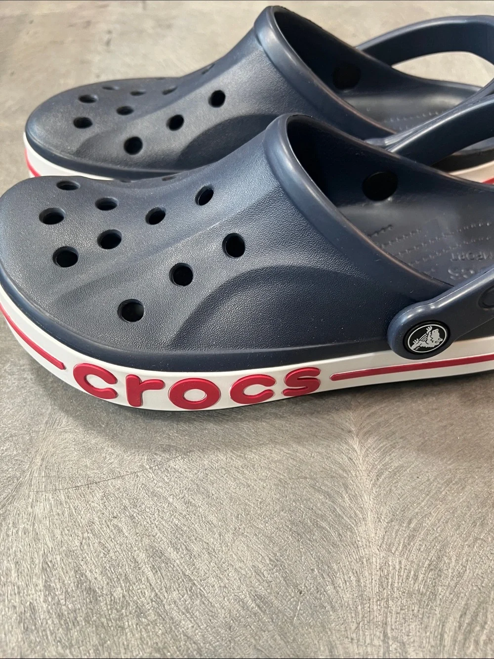 Classic women Crocs Sandals - Navy Size 9